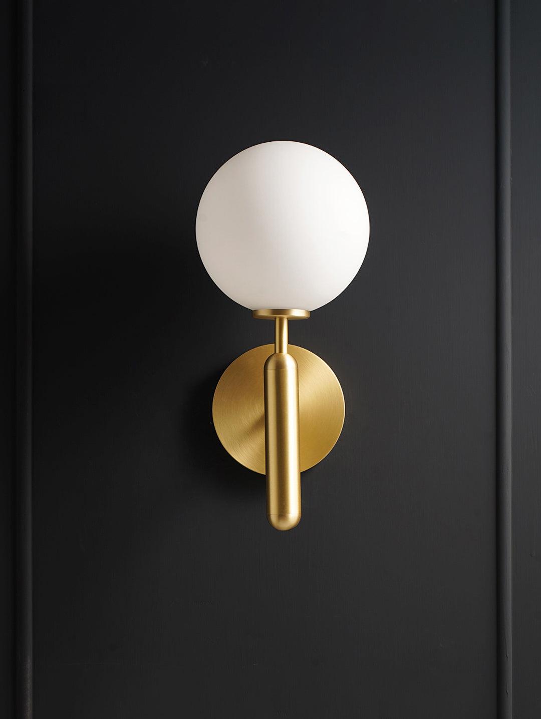 Lustra Wall Lamp Plug In Glass Globe Nordic - Neutralighting