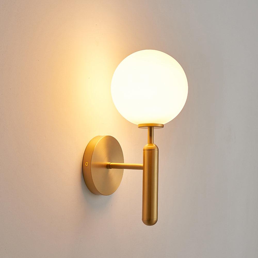 Lustra Wall Lamp Plug In Glass Globe Nordic - Neutralighting