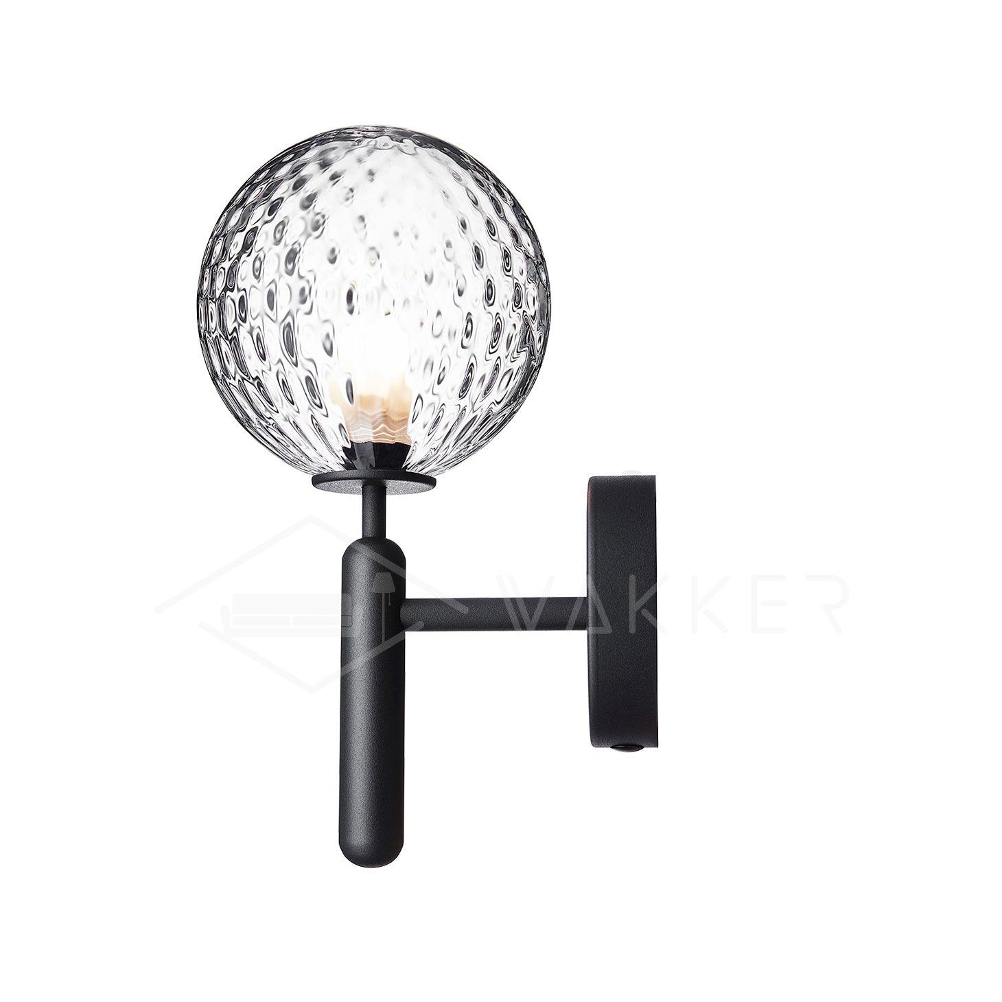Lustra Wall Lamp Plug In Glass Globe Nordic - Neutralighting