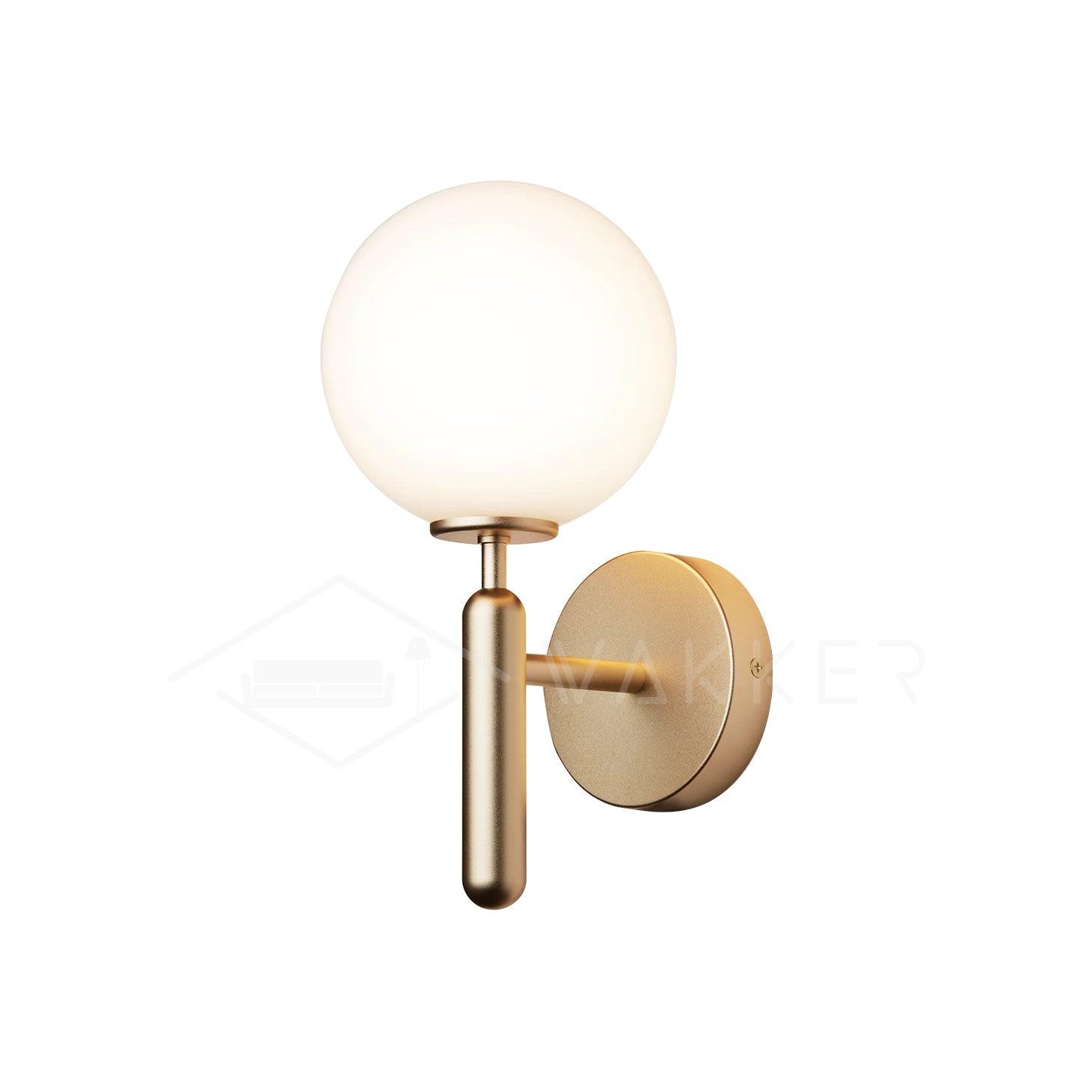 Lustra Wall Lamp Plug In Glass Globe Nordic - Neutralighting