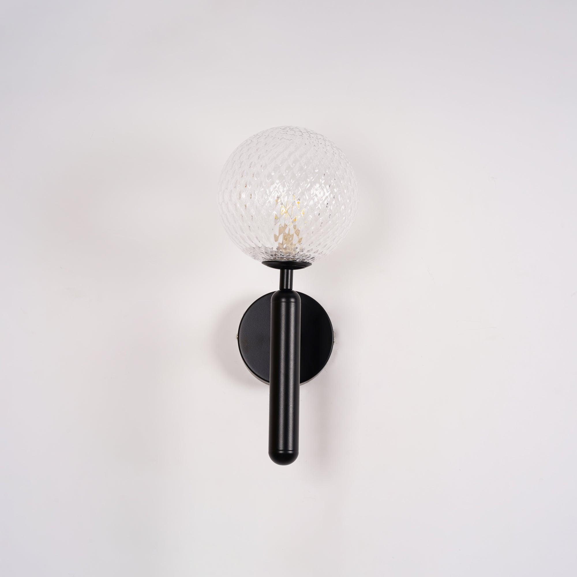 Lustra Wall Lamp Plug In Glass Globe Nordic - Neutralighting
