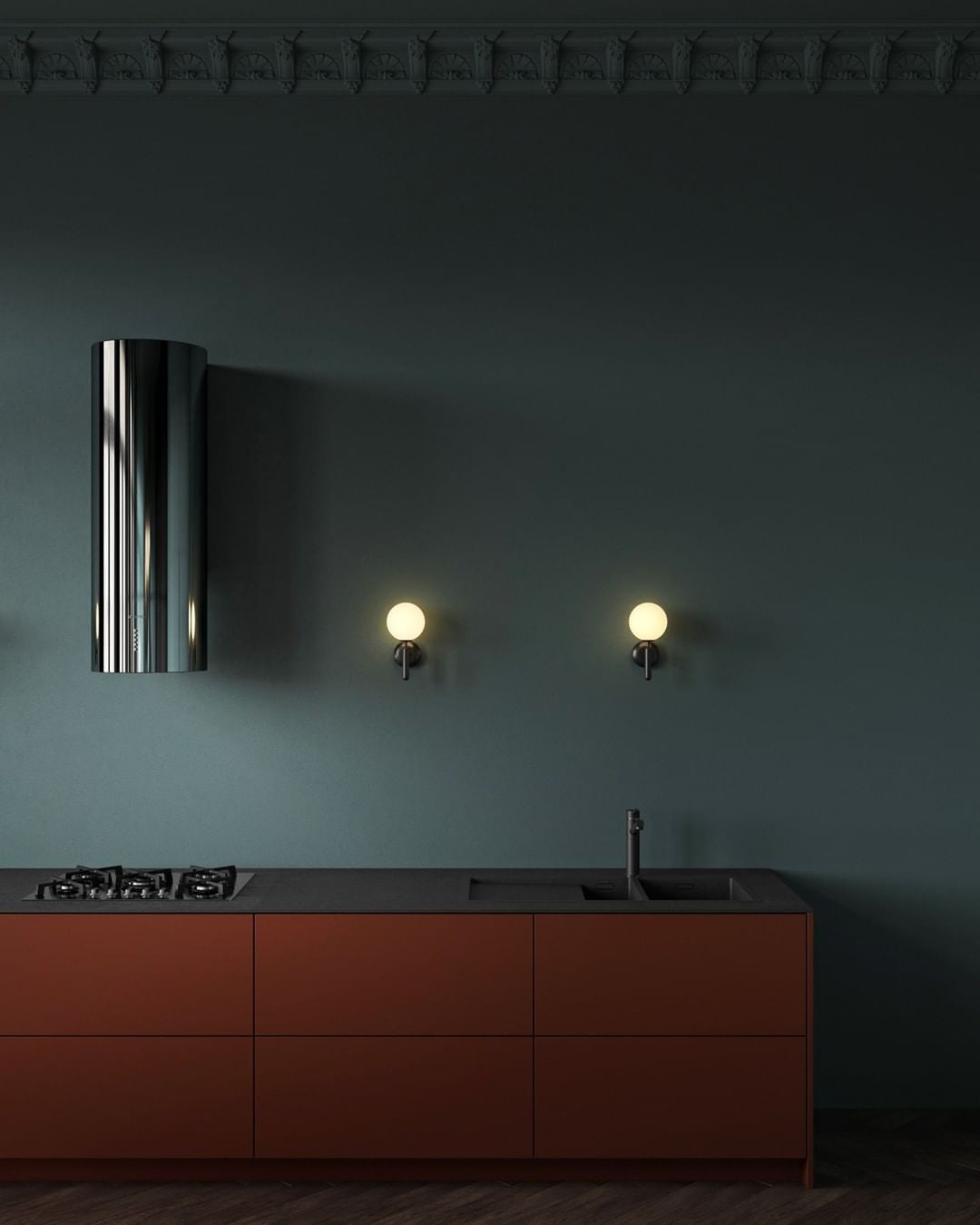 Lustra Wall Lamp Plug In Glass Globe Nordic - Neutralighting