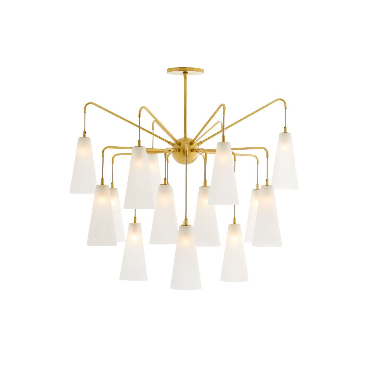 Avtheira Postmodern Luxury Glass Chandelier - Lamp Copper