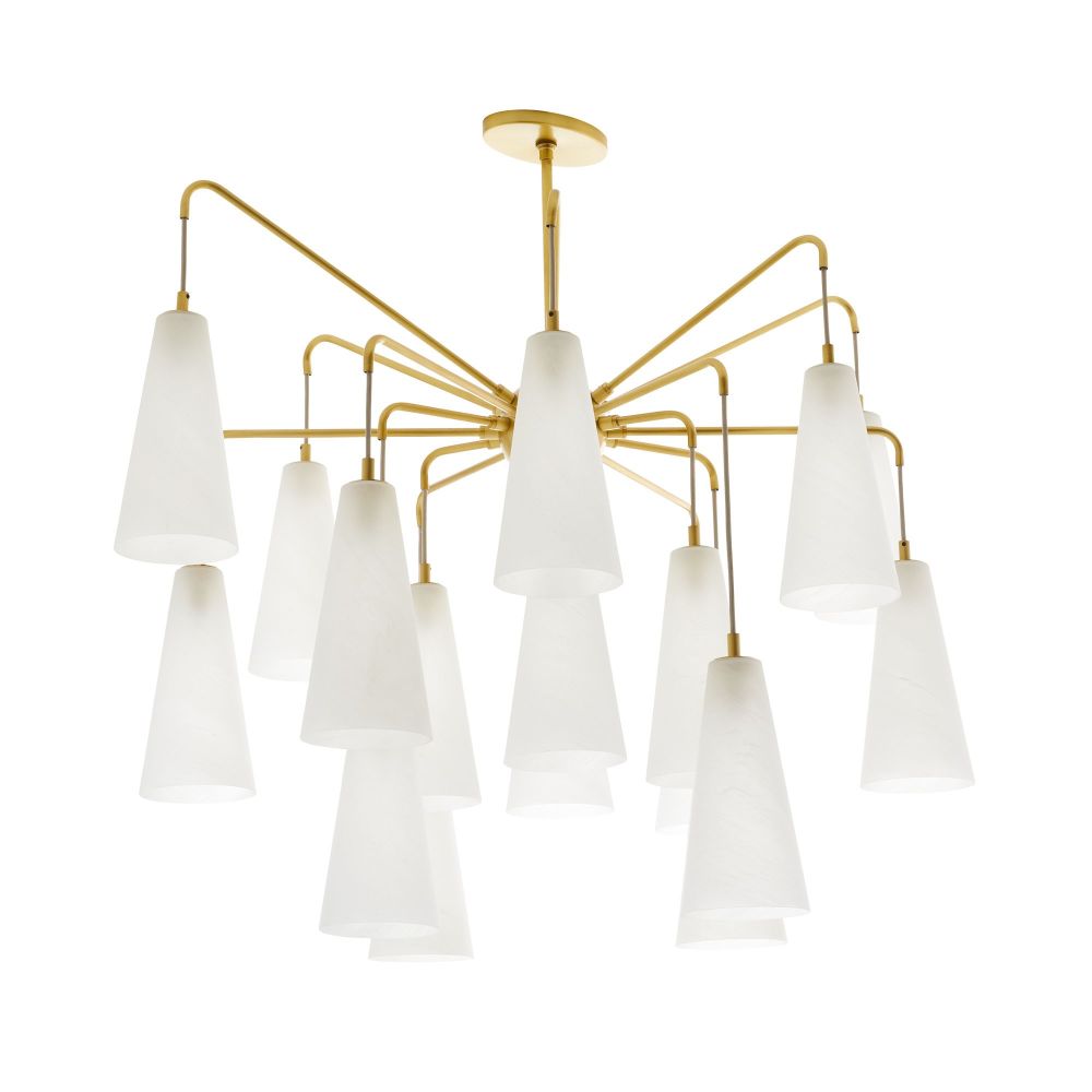 Avtheira Postmodern Luxury Glass Chandelier - Lamp Copper