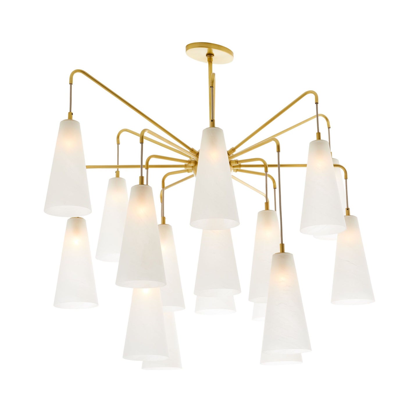 Avtheira Postmodern Luxury Glass Chandelier - Lamp Copper