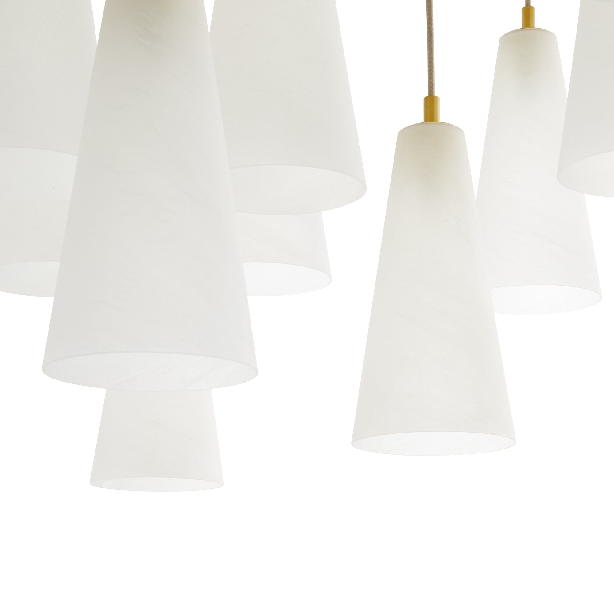Avtheira Postmodern Luxury Glass Chandelier - Lamp Copper