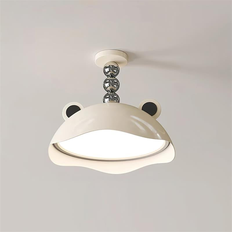 Miki Plafonnier Chat Oreilles Sphère Accent Ludique Moderne - Neutralighting