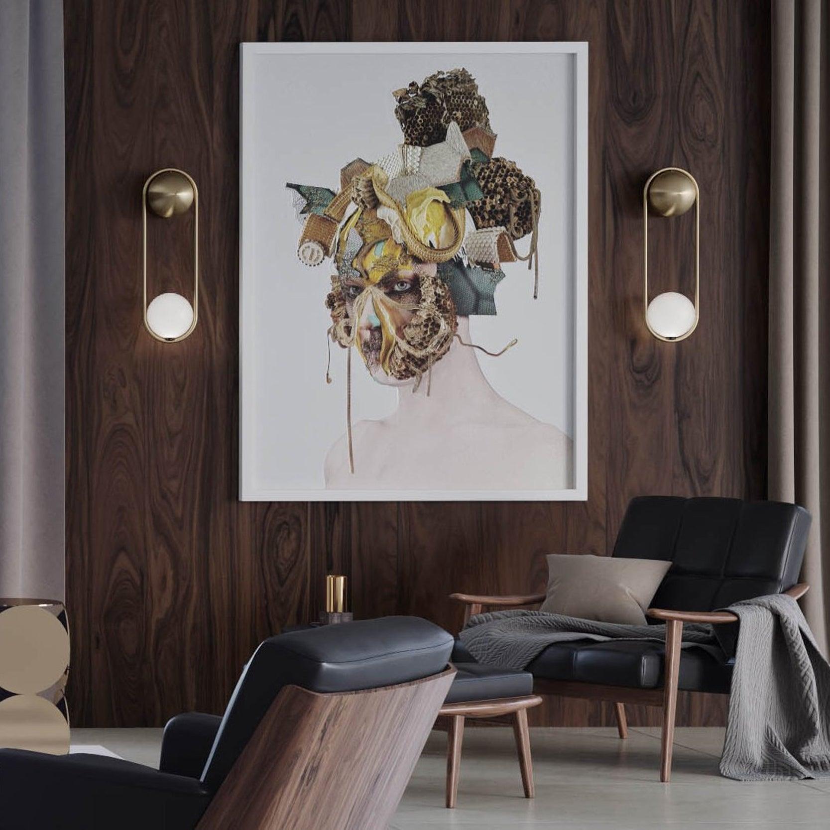 Radiain Applique murale minimaliste en laiton - Neutralighting