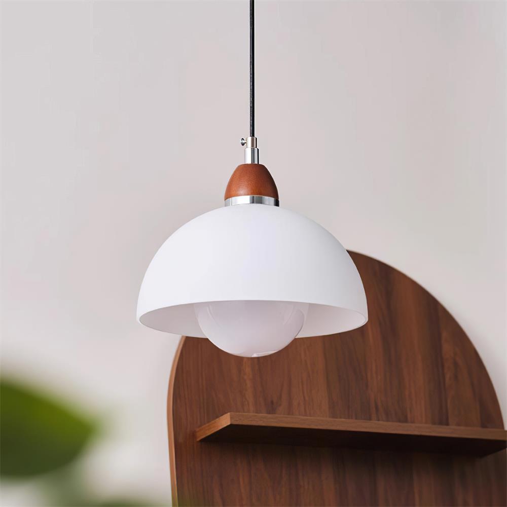 Milagro Suspension Lampe Dôme Accent en Bois Minimaliste - Neutralighting