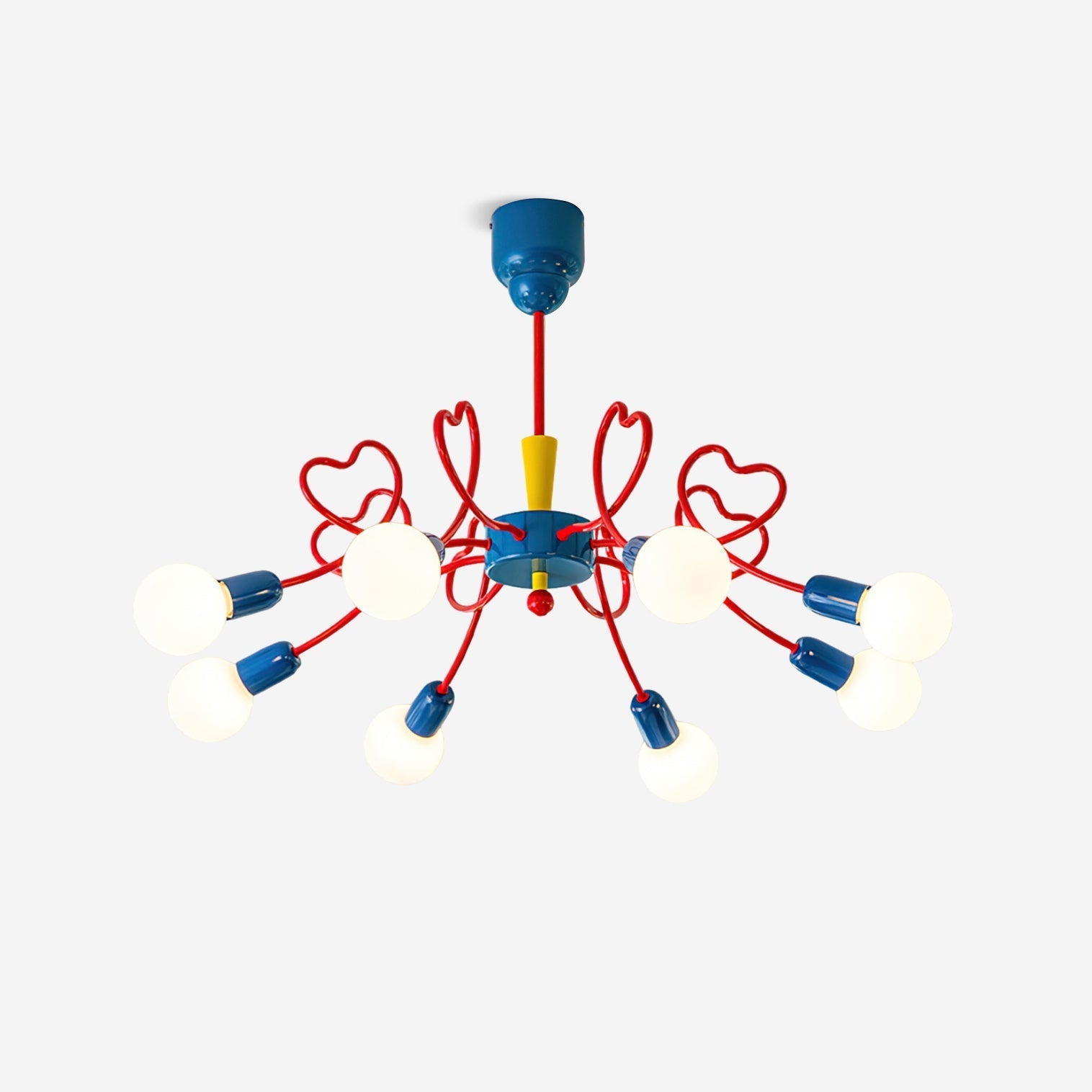 Virelli Lustre Bras en Forme de Cœur Colorés Ludiques Artistiques - Neutralighting