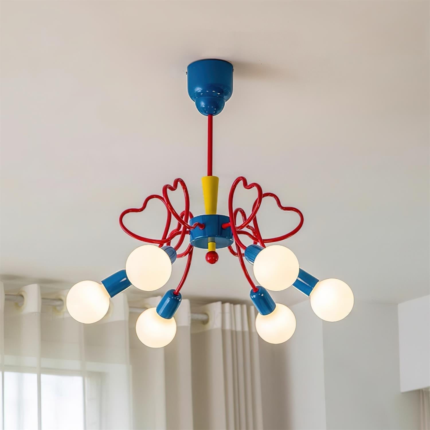 Virelli Lustre Bras en Forme de Cœur Colorés Ludiques Artistiques - Neutralighting