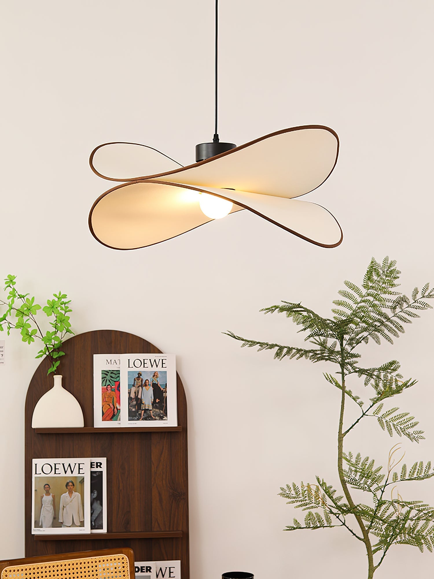 Cicaros Suspension Métal Tissu Art Créatif - Neutralighting
