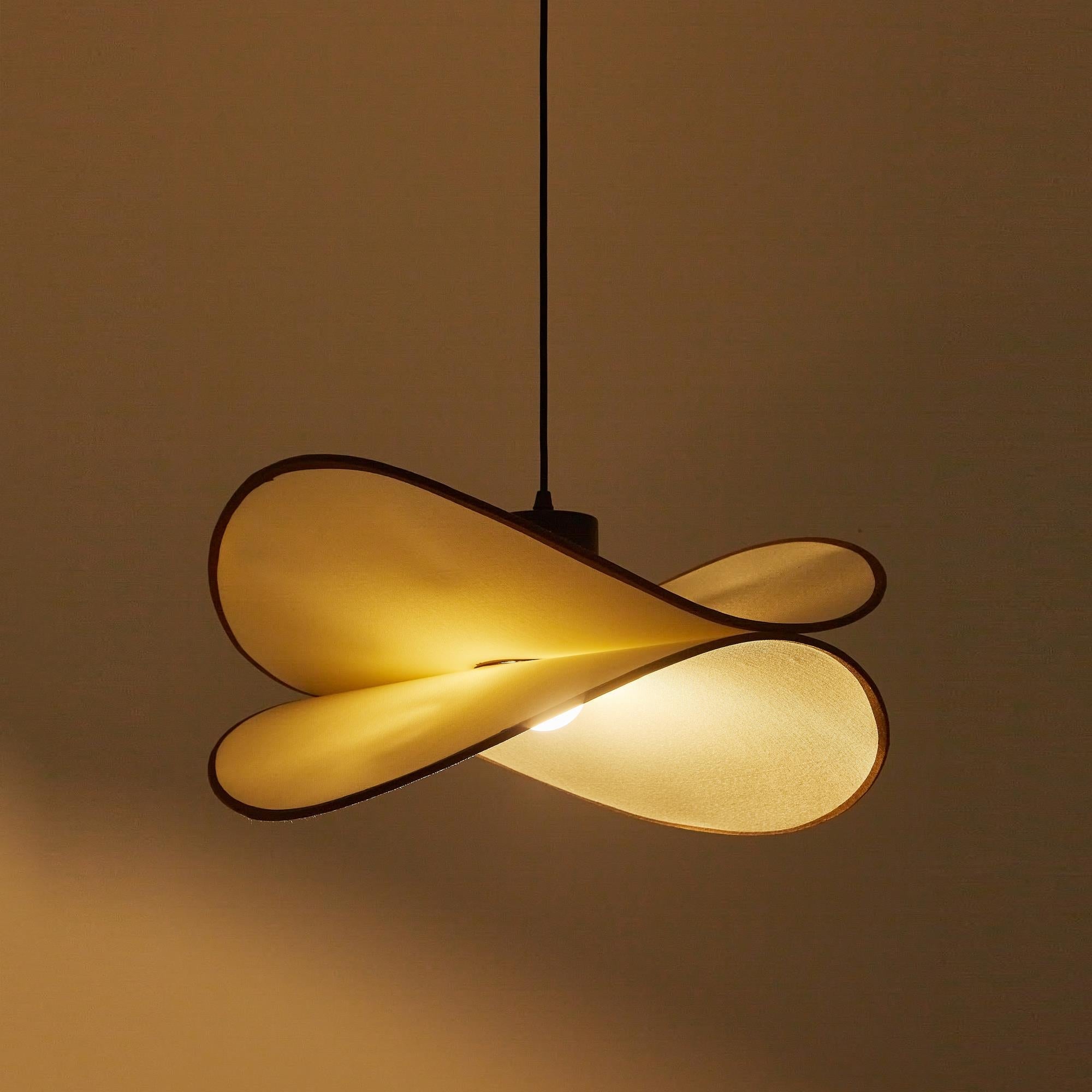 Cicaros Suspension Métal Tissu Art Créatif - Neutralighting