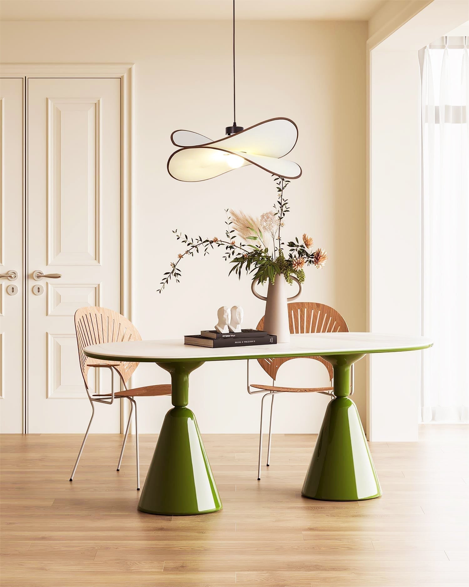 Cicaros Suspension Métal Tissu Art Créatif - Neutralighting