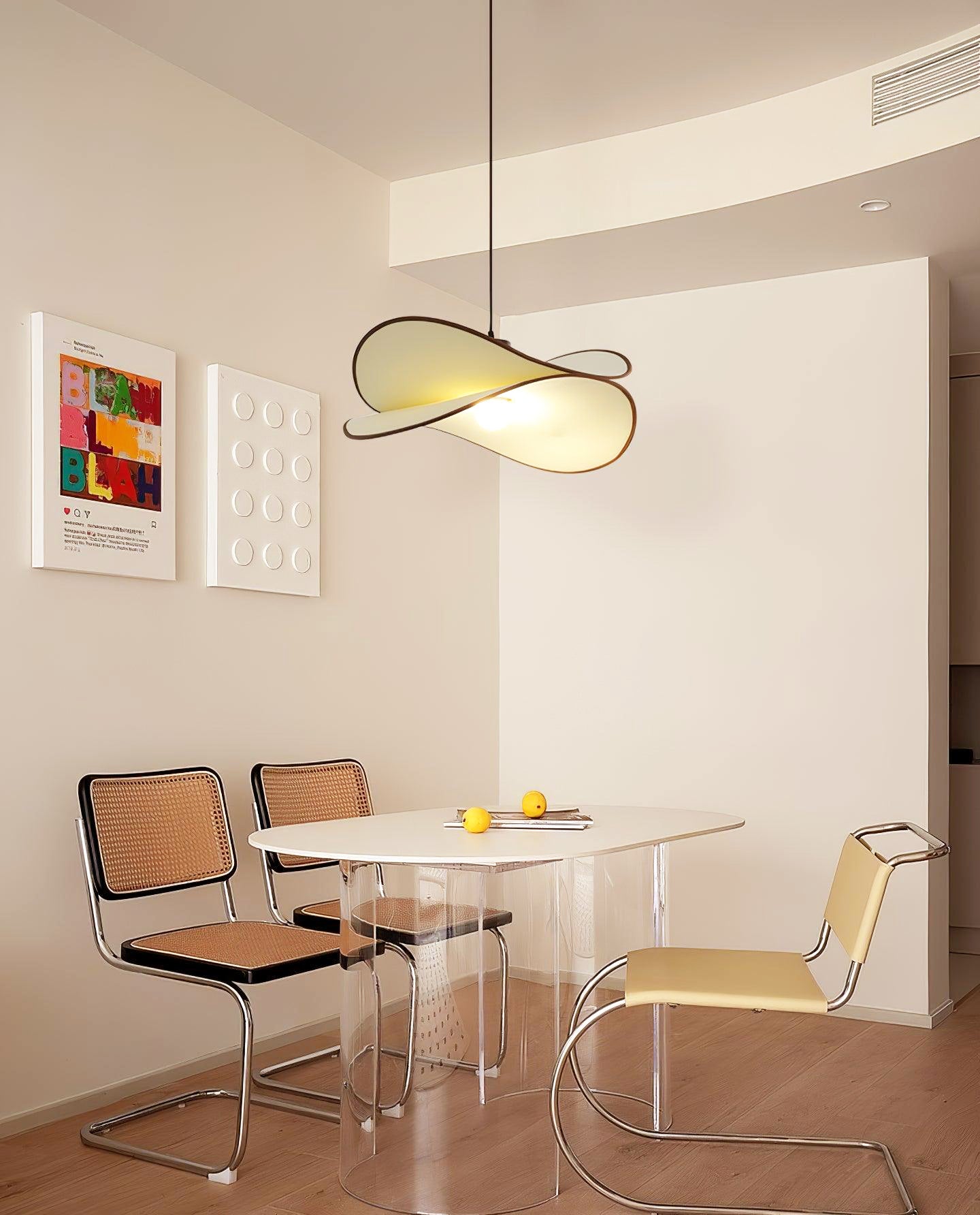 Cicaros Suspension Métal Tissu Art Créatif - Neutralighting