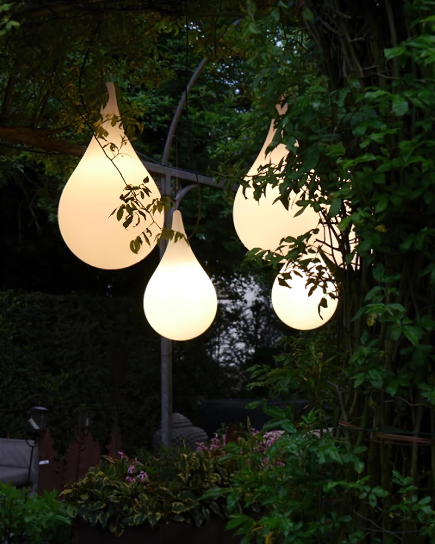 Milk Suspension Extérieure Lampe Goutte Acrylique Goutte d'Eau Minimaliste - Neutralighting