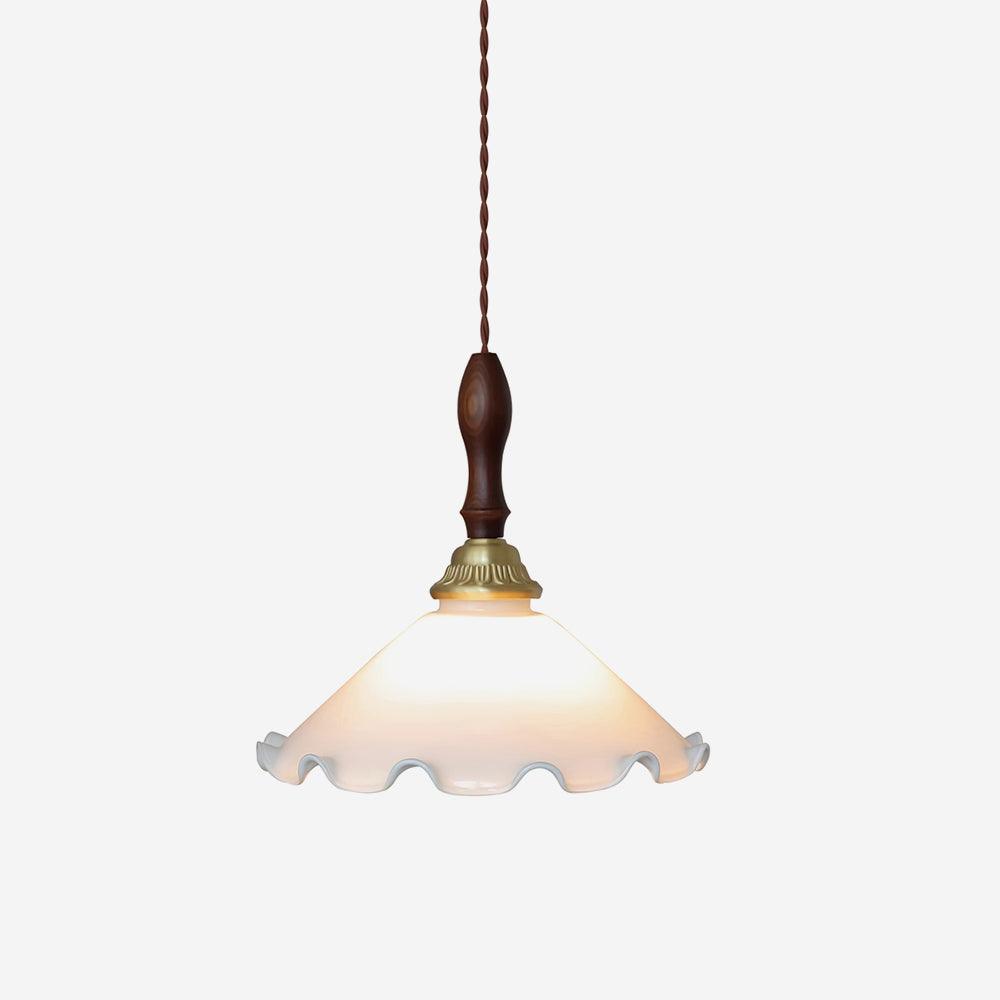 Milky Suspension Fleur en Verre Volant Organique - Neutralighting
