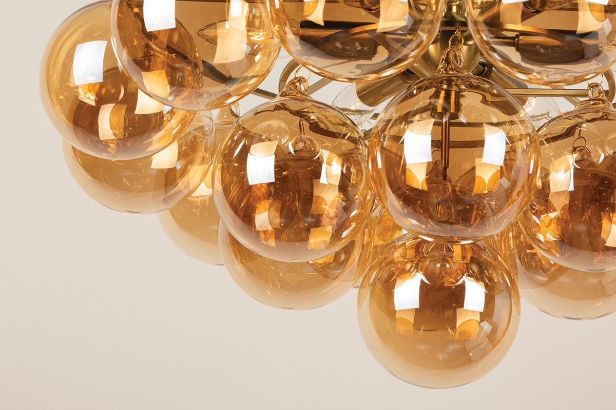 Aurora Chandelier en Verre Globe Élégant - Neutralighting