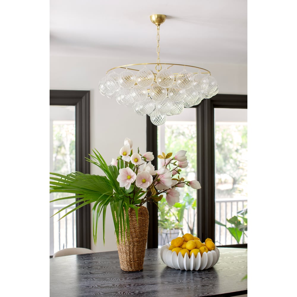 Aurora Chandelier en Verre Globe Élégant - Neutralighting