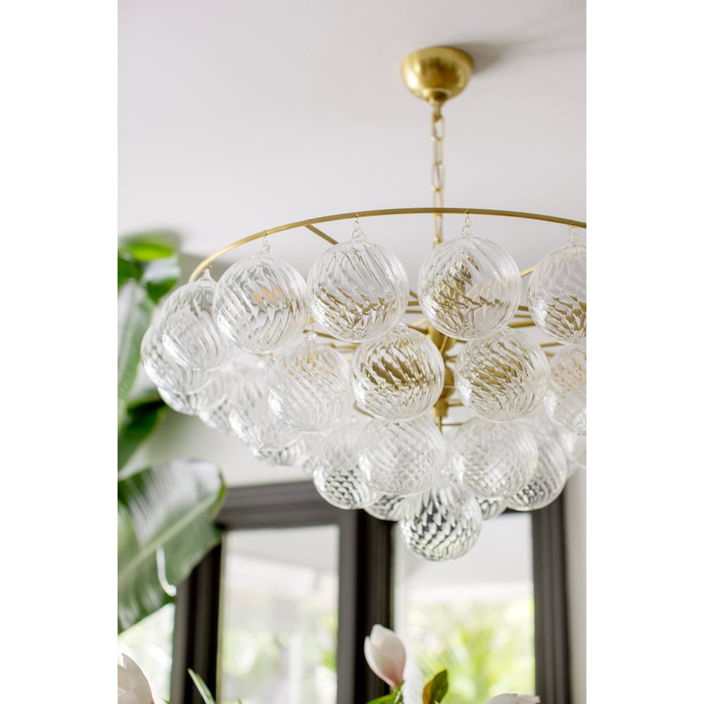 Aurora Chandelier en Verre Globe Élégant - Neutralighting