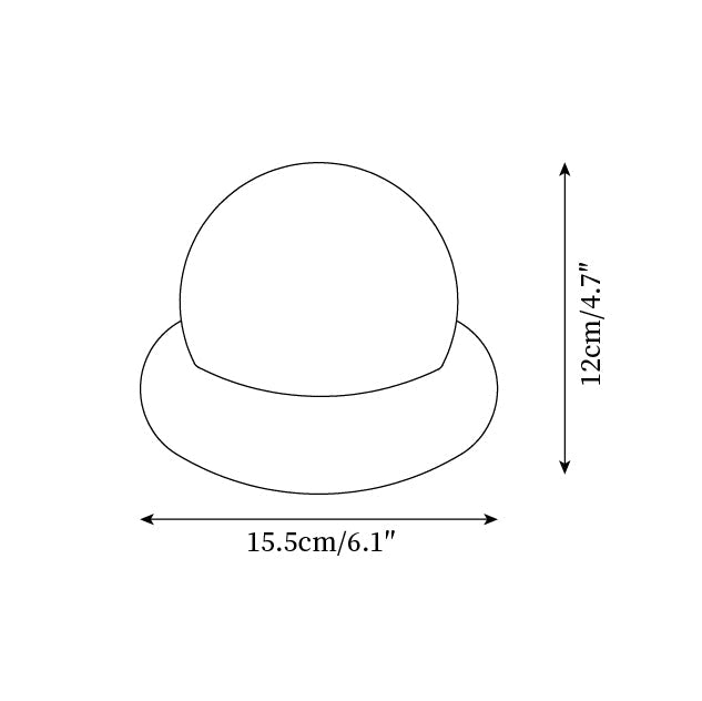 Riita Lampe de Table Mini Globe en Travertin Maga - Neutralighting