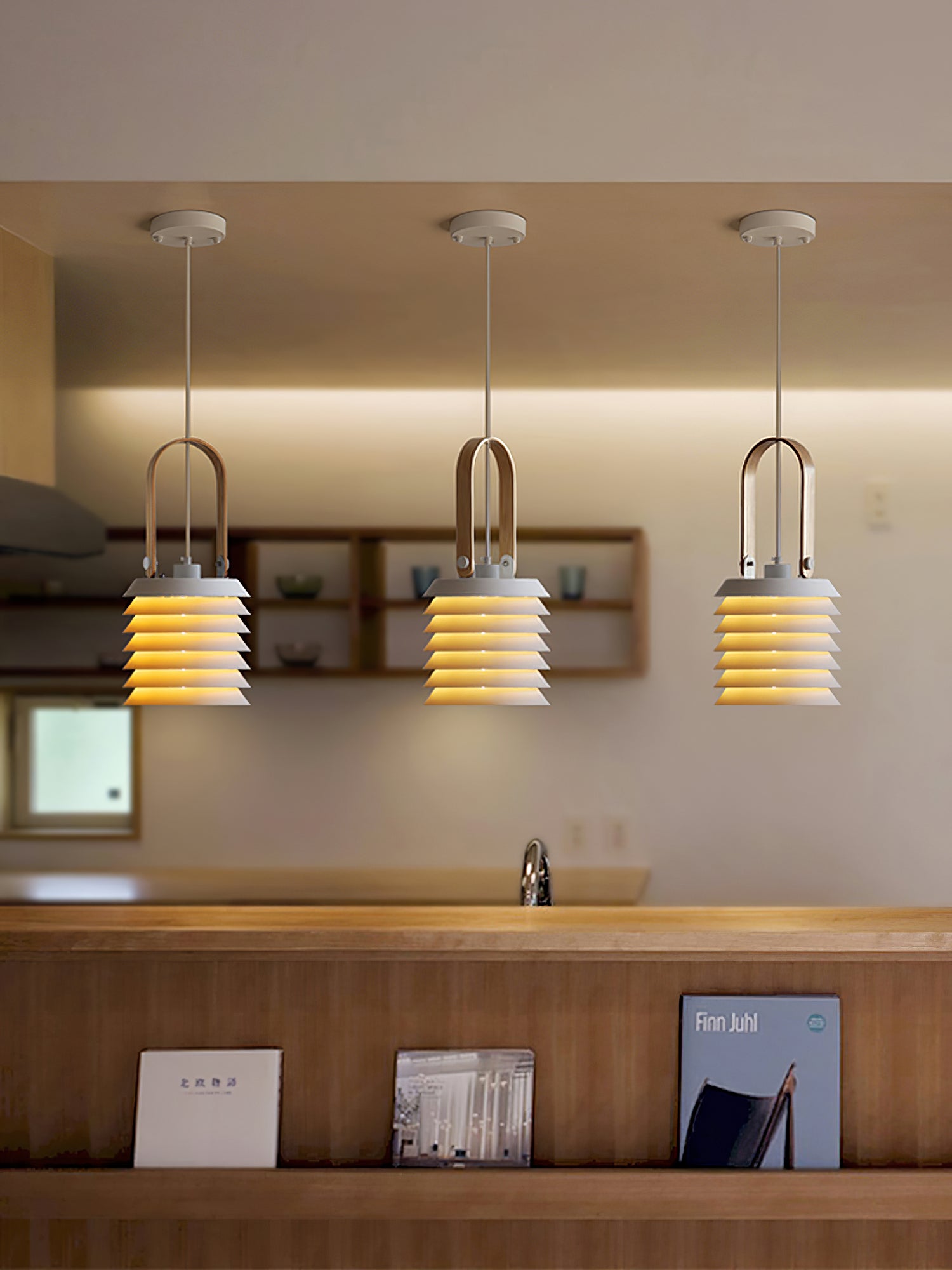 Eurtalia Minimalist Art Metal Lantern Pendant Lamp - Lamp Copper
