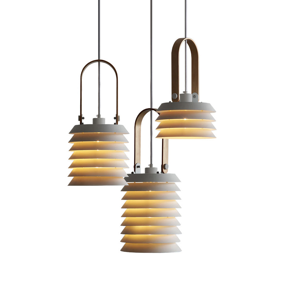 Eurtalia Minimalist Art Metal Lantern Pendant Lamp - Lamp Copper