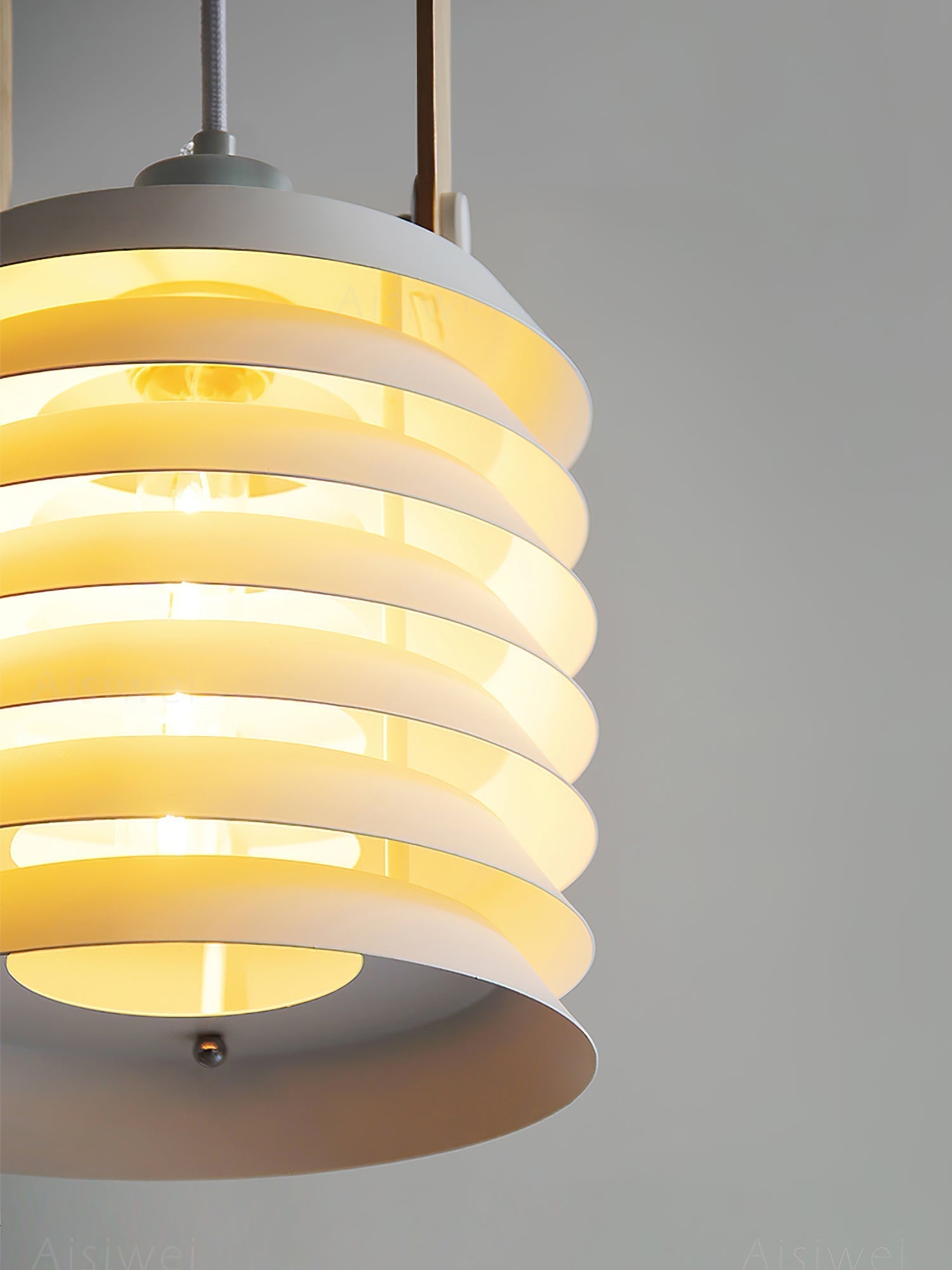 Eurtalia Minimalist Art Metal Lantern Pendant Lamp - Lamp Copper