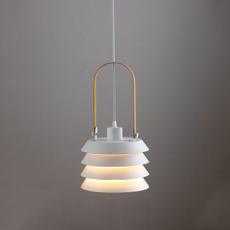 Eurtalia Minimalist Art Metal Lantern Pendant Lamp - Lamp Copper
