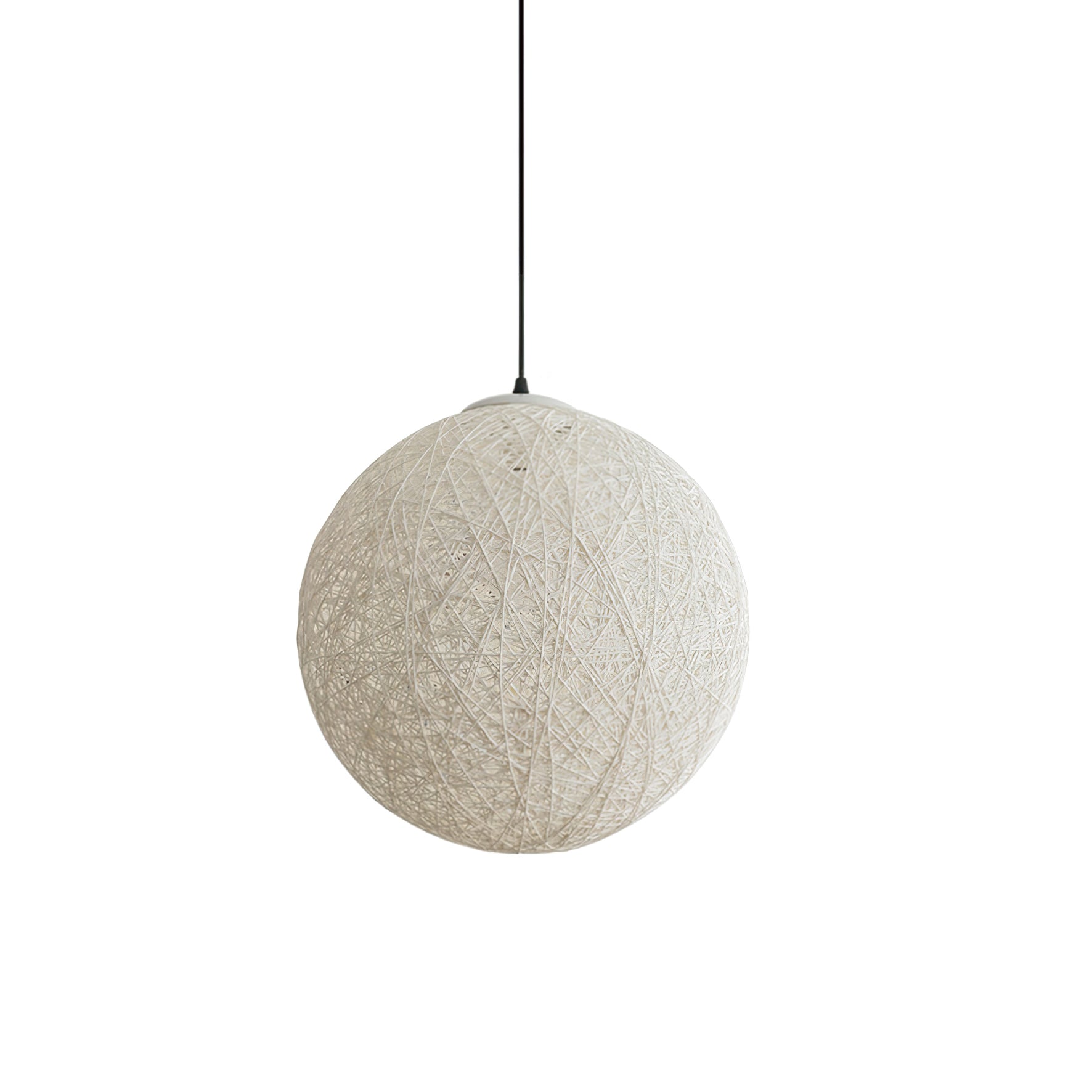 Virelli Lampe Pendante Sphère en Rattan de Chanvre Artisanale Boho - Neutralighting