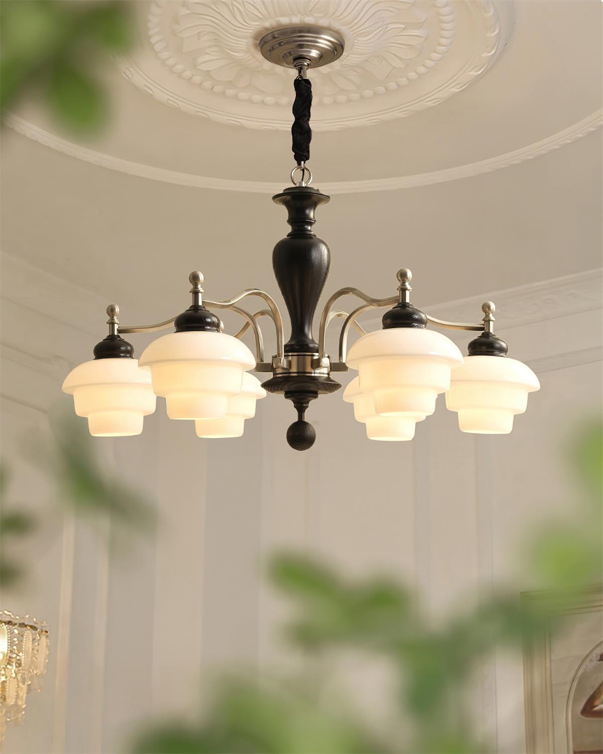 Hovian Wooden Chandelier - Letslighting