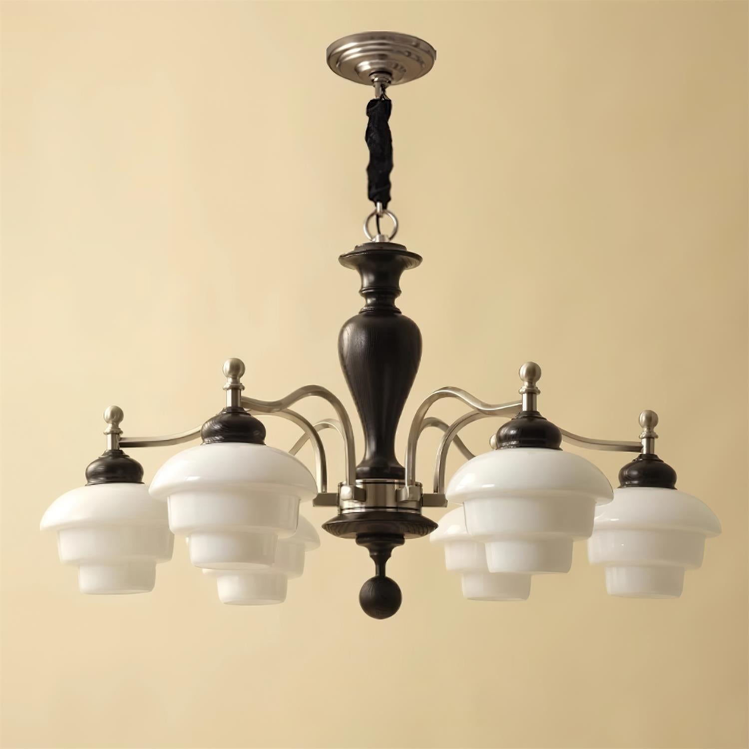 Hovian Wooden Chandelier - Letslighting
