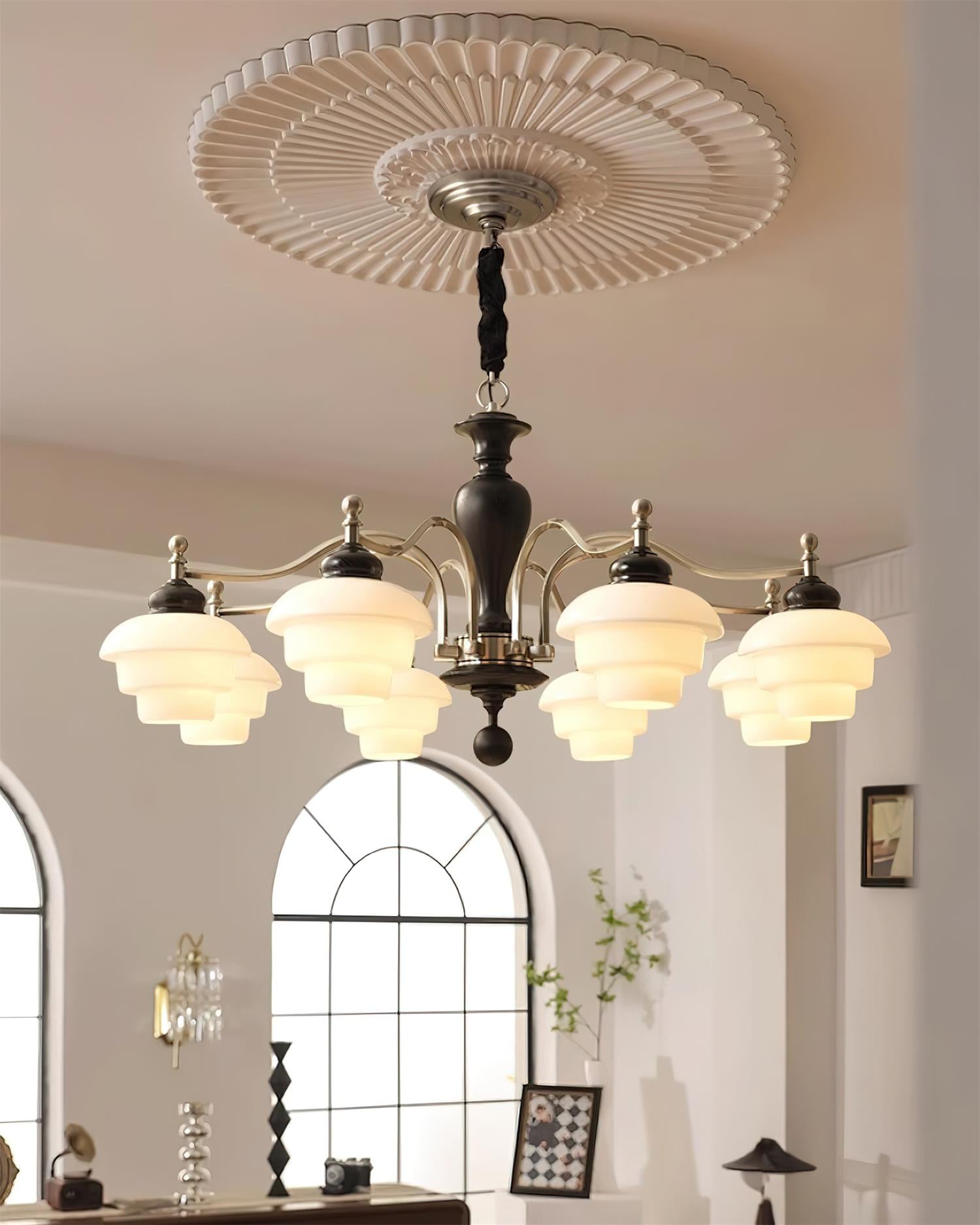 Hovian Wooden Chandelier - Letslighting