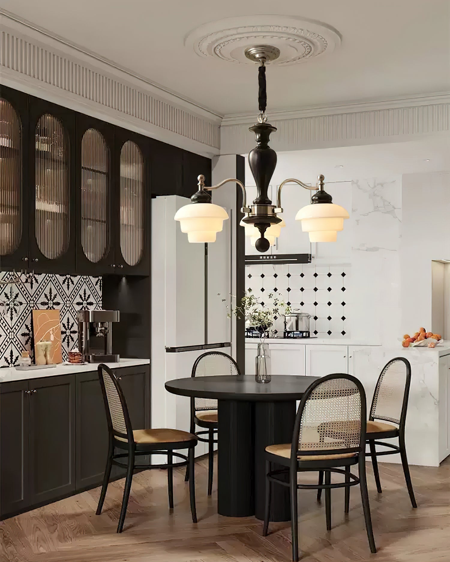 Hovian Wooden Chandelier - Letslighting