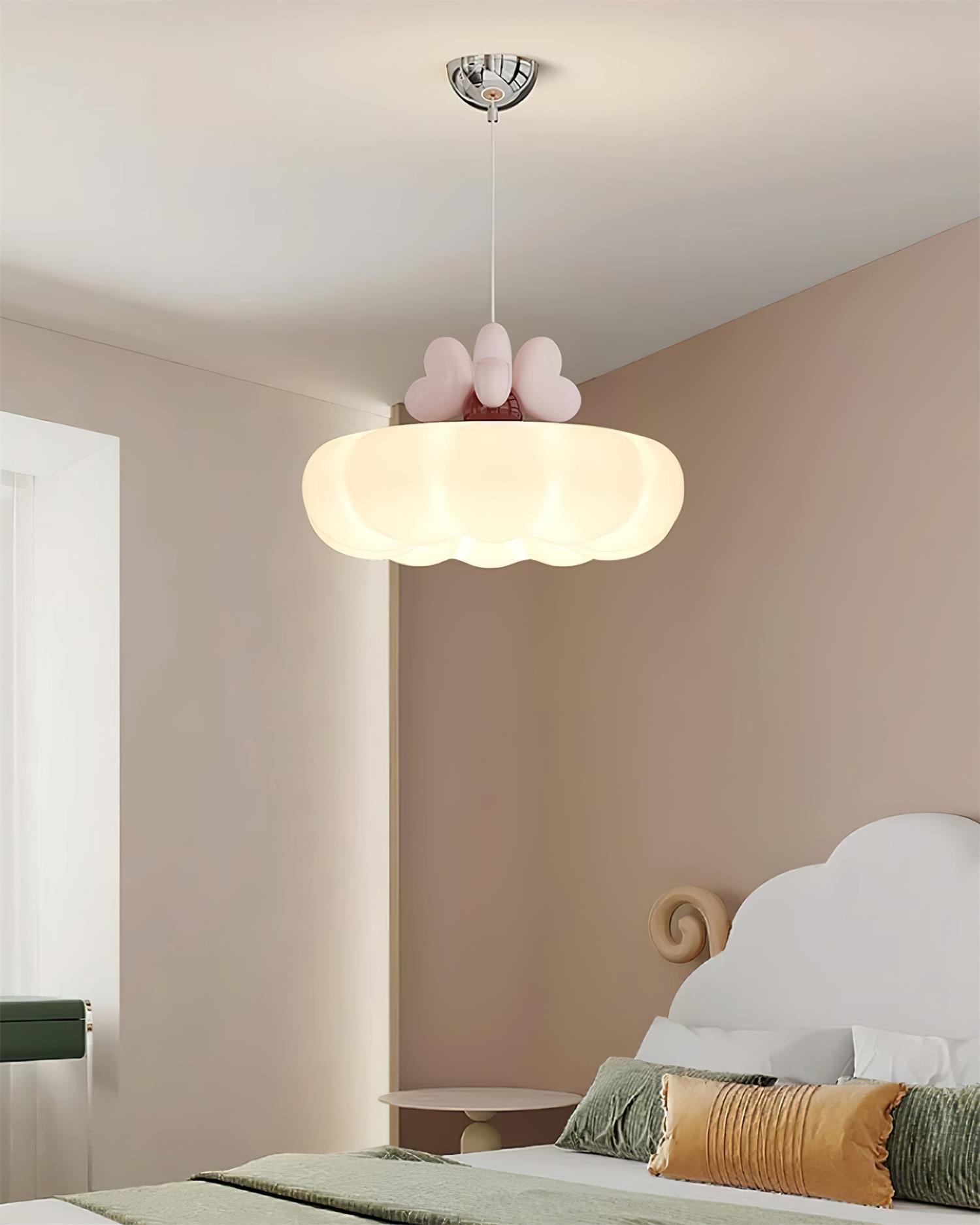 Minnie Pendant Lamp Heart Scallop Shade - Letslighting