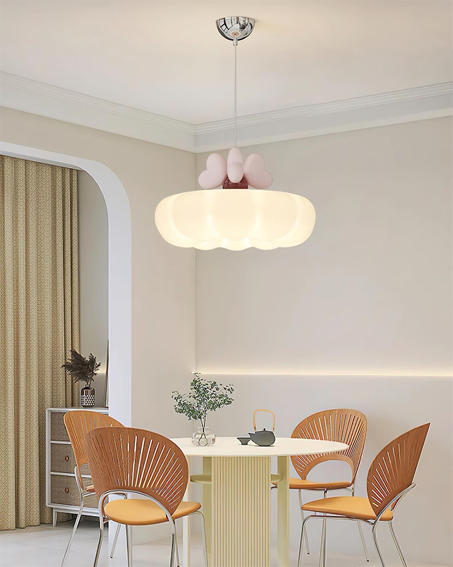 Minnie Pendant Lamp Heart Scallop Shade - Letslighting