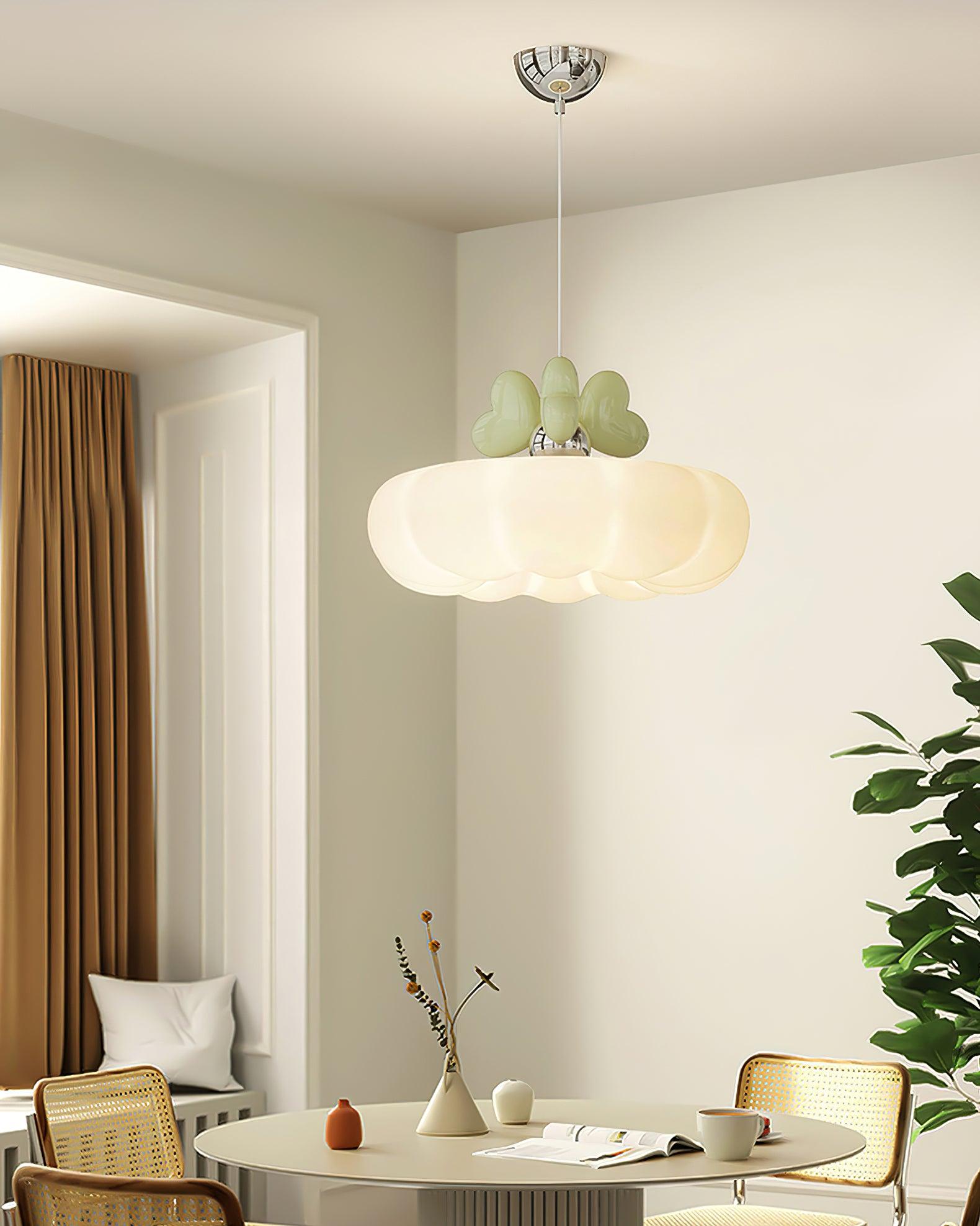 Minnie Pendant Lamp Heart Scallop Shade - Letslighting