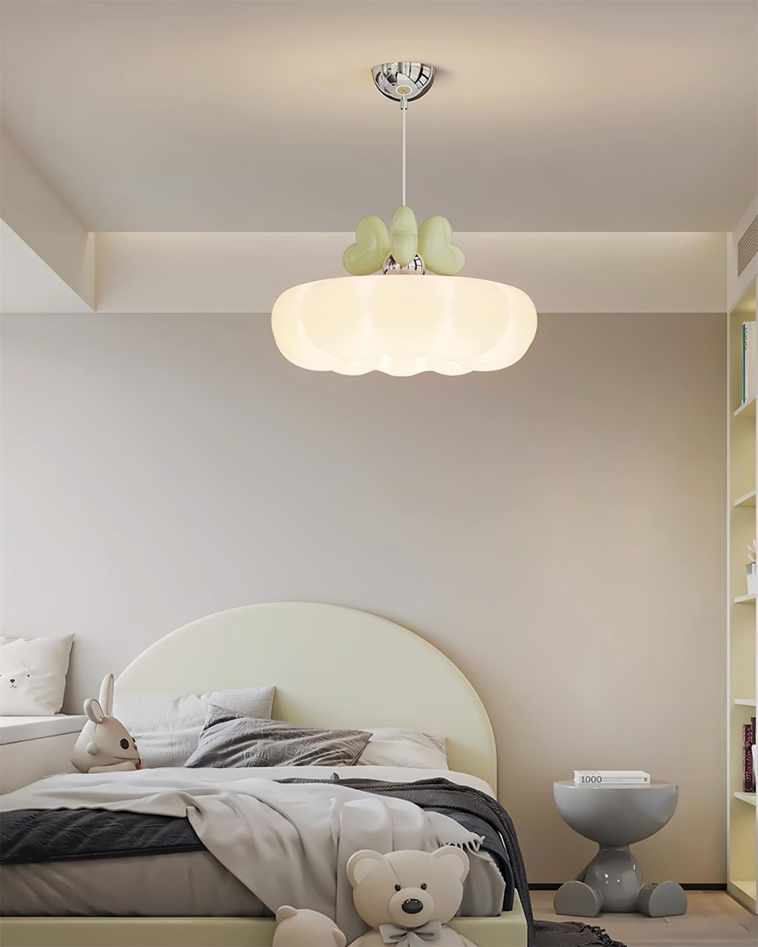 Minnie Pendant Lamp Heart Scallop Shade - Letslighting