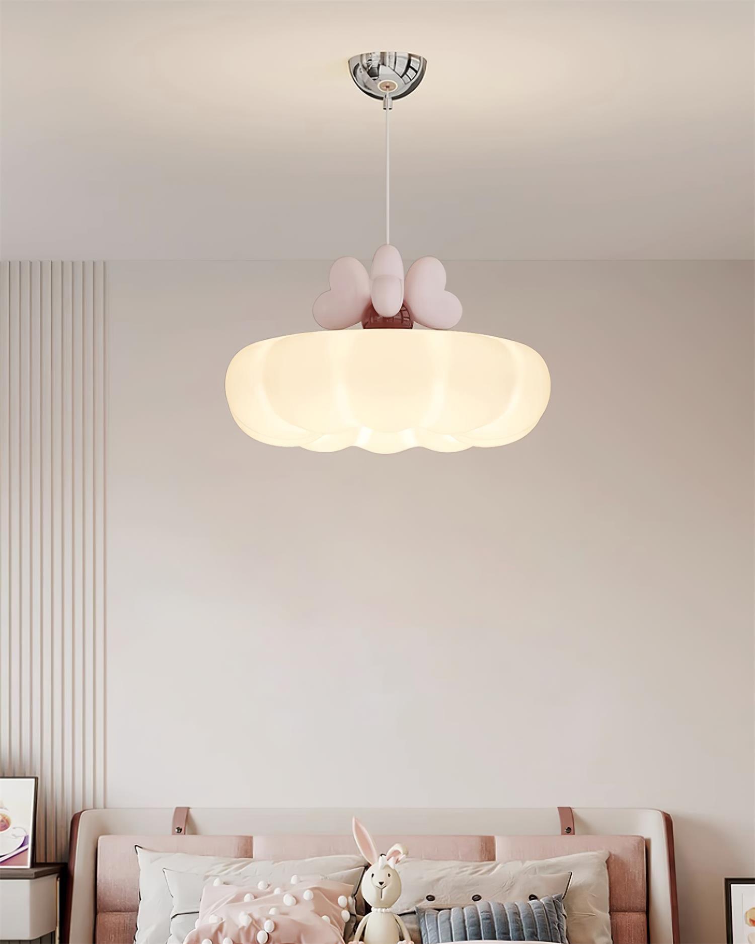 Minnie Pendant Lamp Heart Scallop Shade - Letslighting