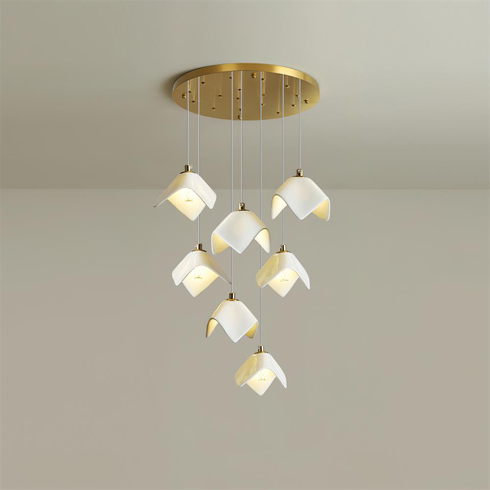 Mira Lustre Sculpture Florale Bloom - Neutralighting