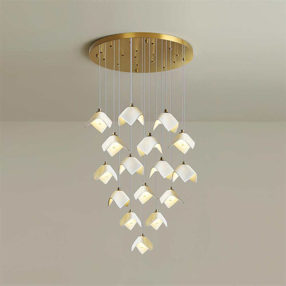 Mira Lustre Sculpture Florale Bloom - Neutralighting