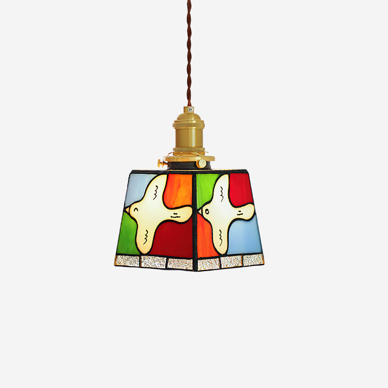 Miroa Suspension Colombe en Verre Ploqué - Neutralighting