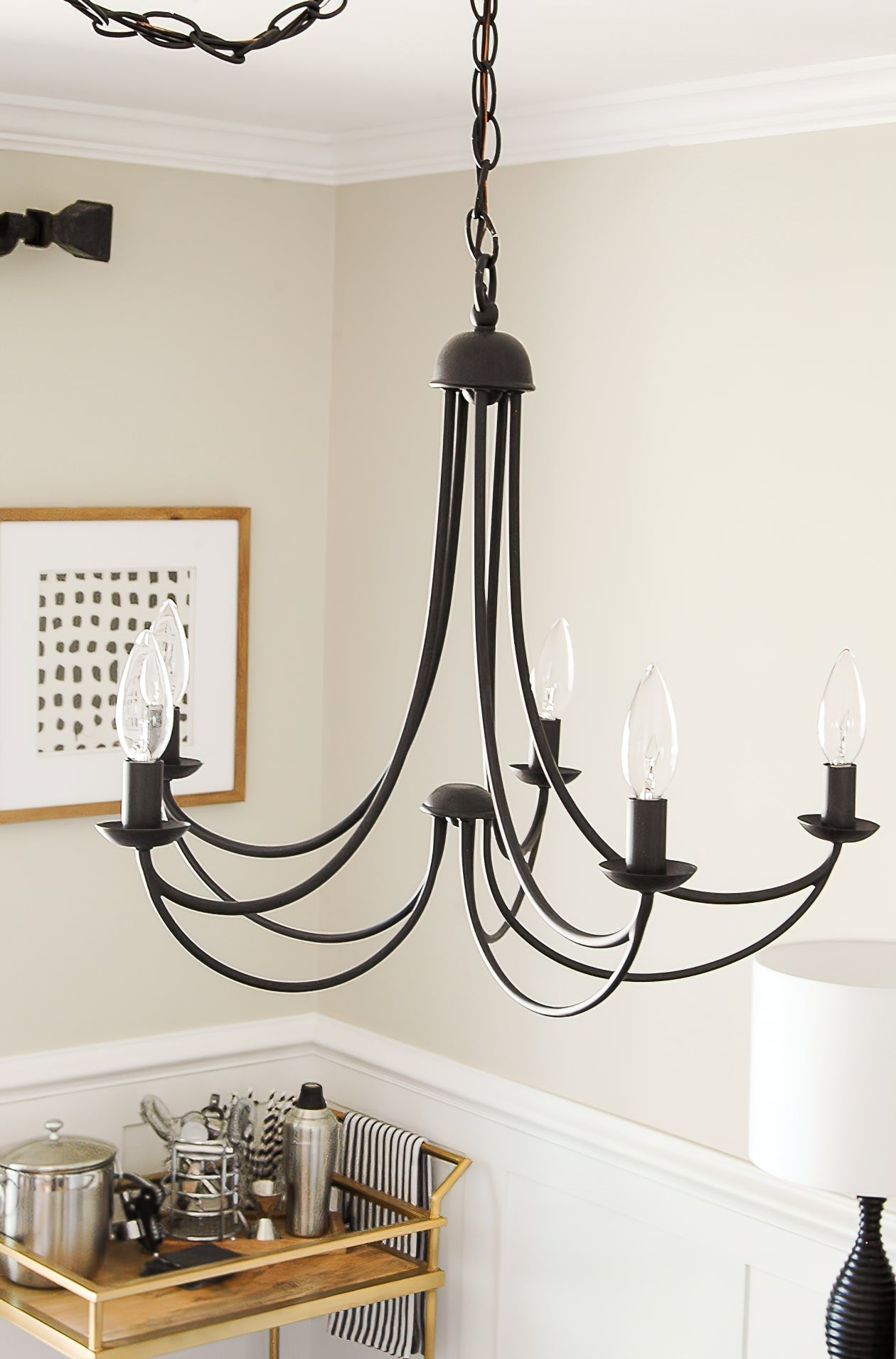 Cotalor Vintage Industrial Metal Chandelier - Lamp Copper