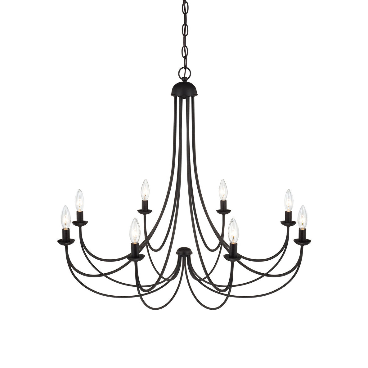 Cotalor Vintage Industrial Metal Chandelier - Lamp Copper