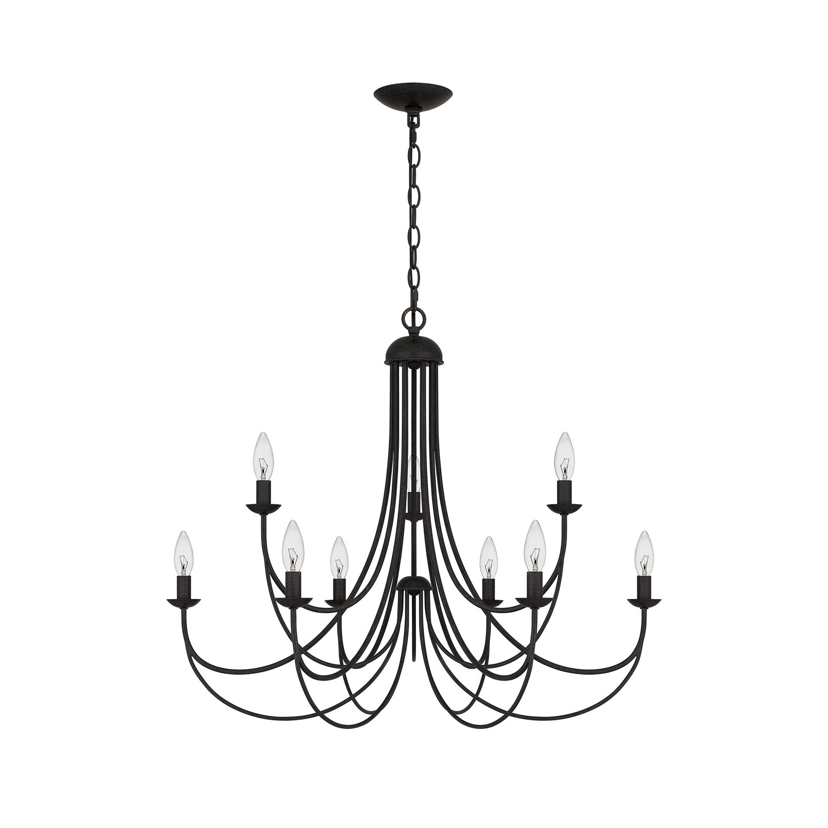 Cotalor Vintage Industrial Metal Chandelier - Lamp Copper