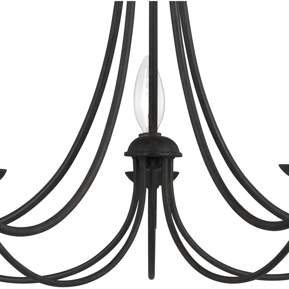 Cotalor Vintage Industrial Metal Chandelier - Lamp Copper