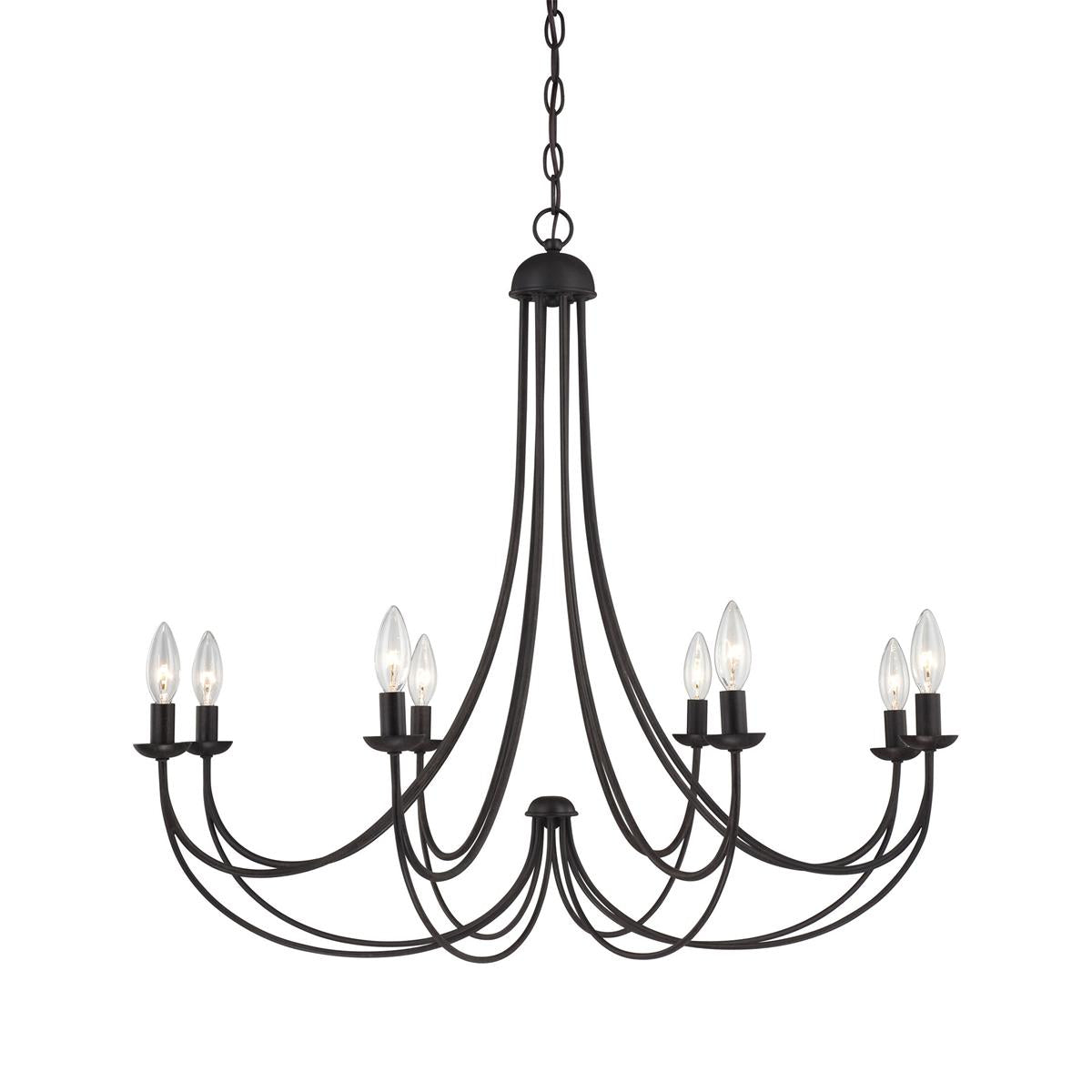 Cotalor Vintage Industrial Metal Chandelier - Lamp Copper