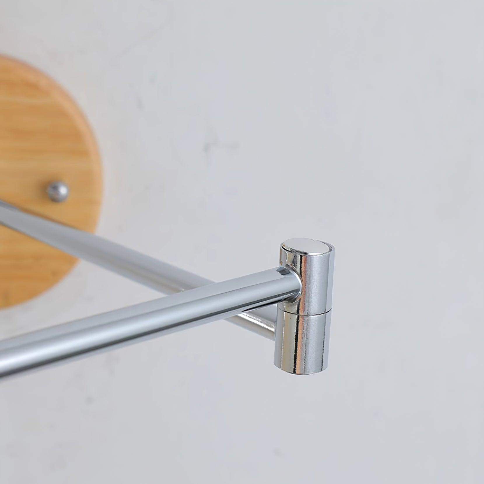 Wall Lamp Swivel Arm Rounded Shade Pull Chain Modern Retro - Letslighting