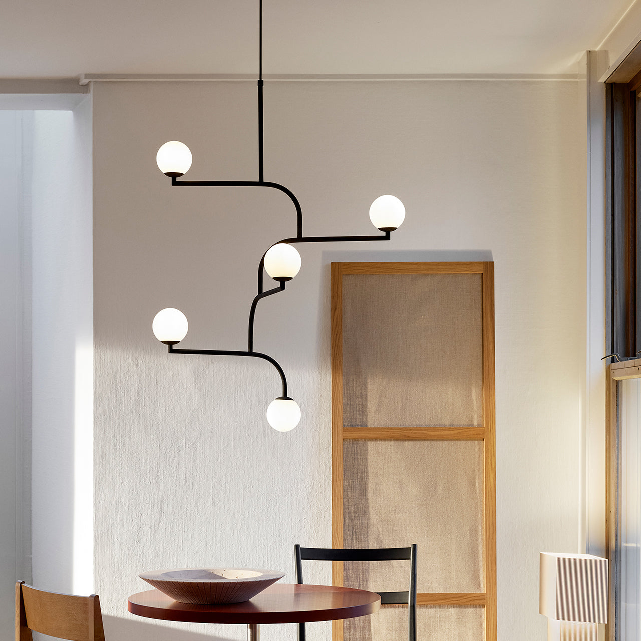 Zelireth Modern Minimalist Brass Glass Chandelier - Lamp Copper