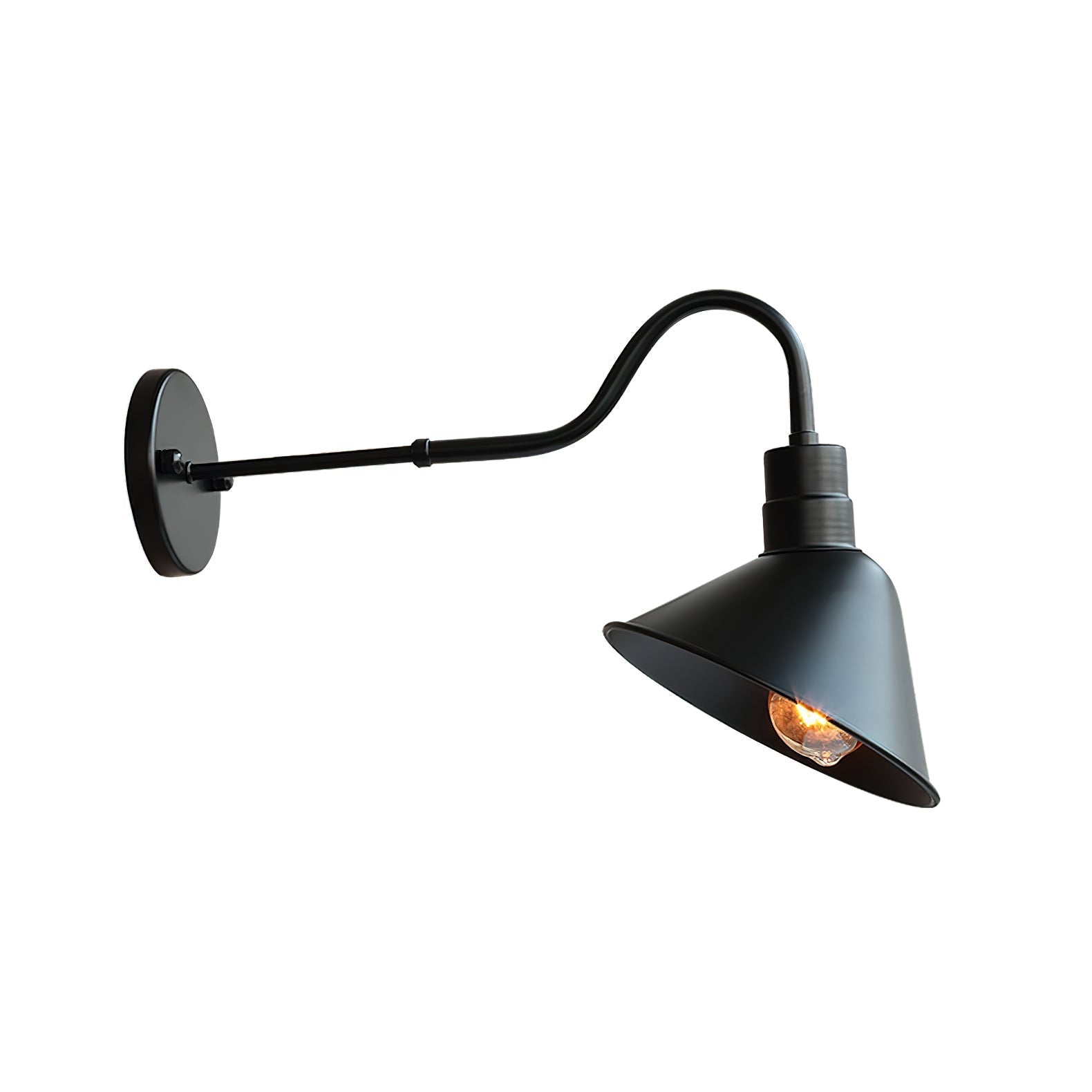 Ciraeus Vintage Industrial Metal Wall Lamp - Lamp Copper